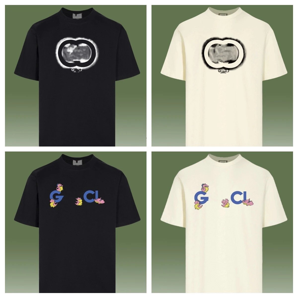 Classic Graphic Cotton Tee Unisex Onyx - Gallery Image 9 - Detailed View