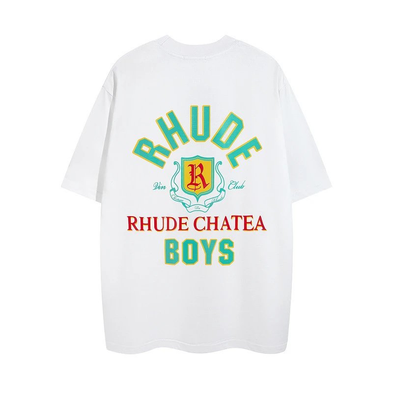 Rhude MultiColor Print Tee - Gallery Image 5 - Detailed View