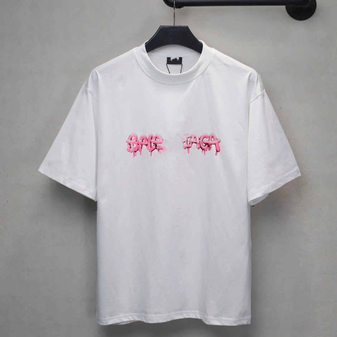 Unisex Oversized Dripping Logo Summer Tee Onyx Black - Gallery Image 3 - Detailed View