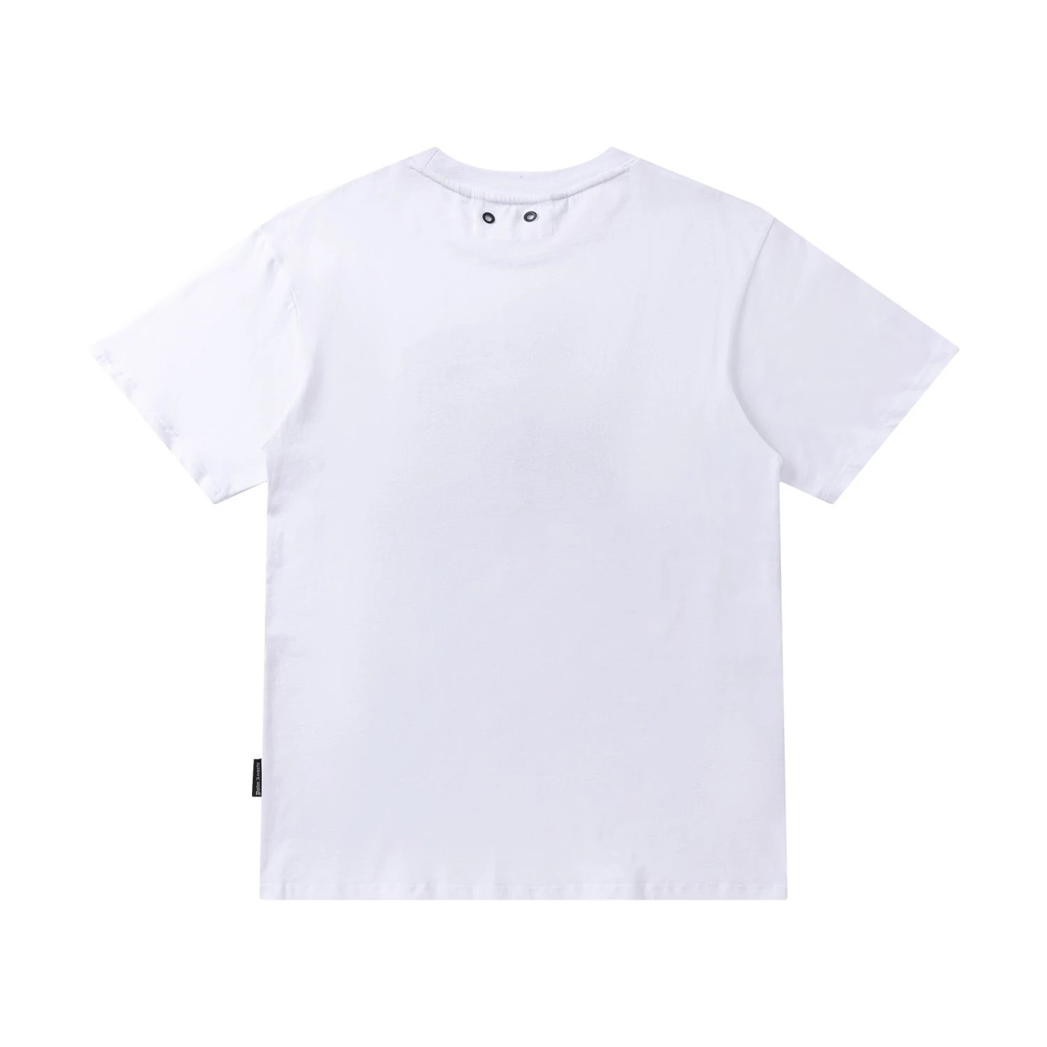 Streetwear Palm Tree Graphic Cotton Tee Black/White - Gallery Image 3 - Detailed View