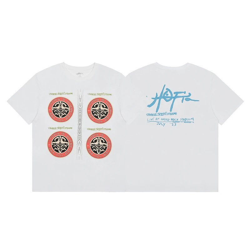 Street Graphic Cotton Unisex T-Shirt Ivory - Gallery Image 1 - Detailed View