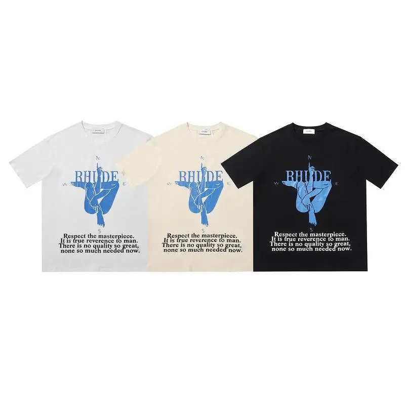 Rhude Panther Print Tee Multicolor - Gallery Image 9 - Detailed View