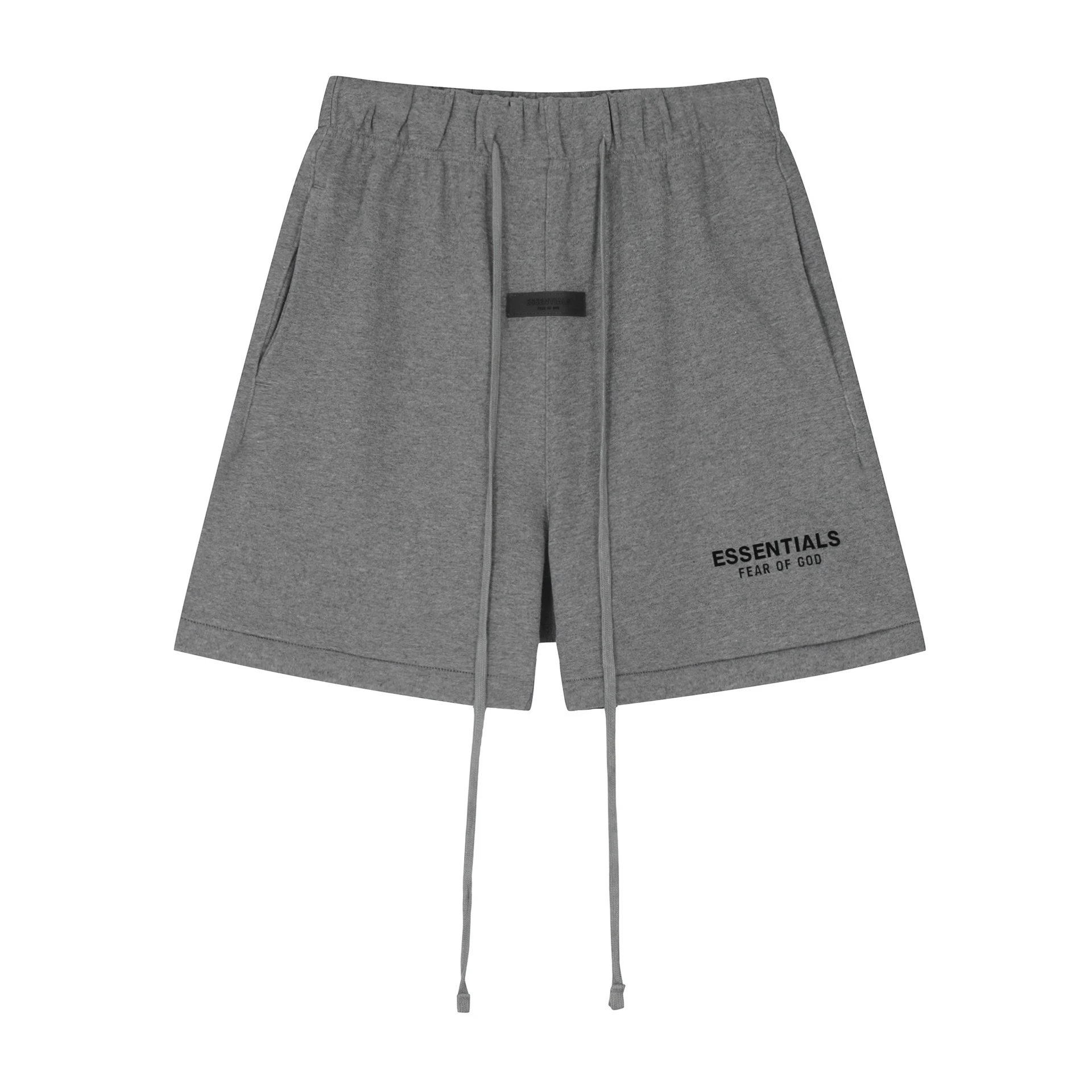 High Street Fleece Beach Shorts Charcoal Gray - Gallery Image 1 - Detailed View