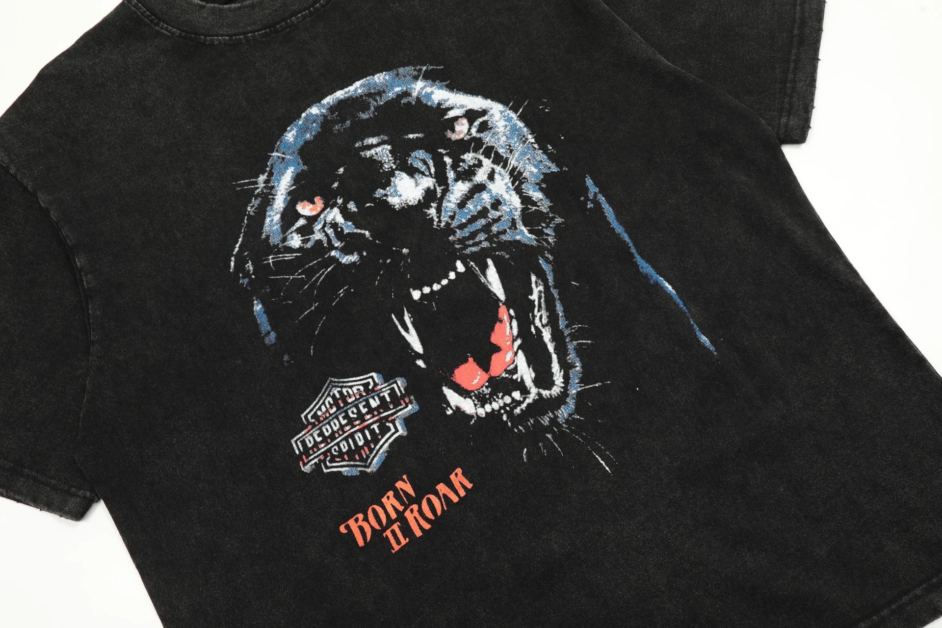 REPRESENT Panther Washed Tee Black - Gallery Image 9 - Detailed View