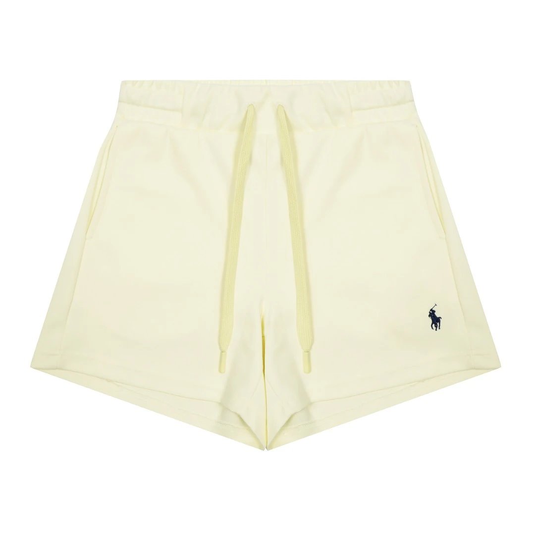 Casual Summer Cotton Women's Shorts, Ecru - Ralph Lauren - Cnfans - $25.16