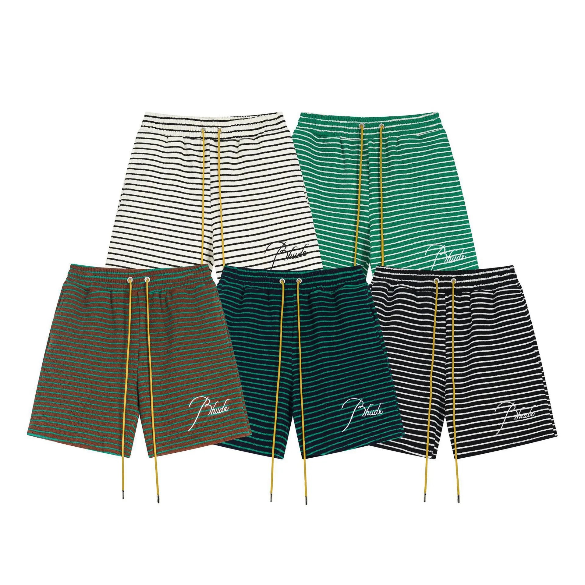 Rhude Striped Casual Shorts Multicolor - High Quality Product Image - Cnfans