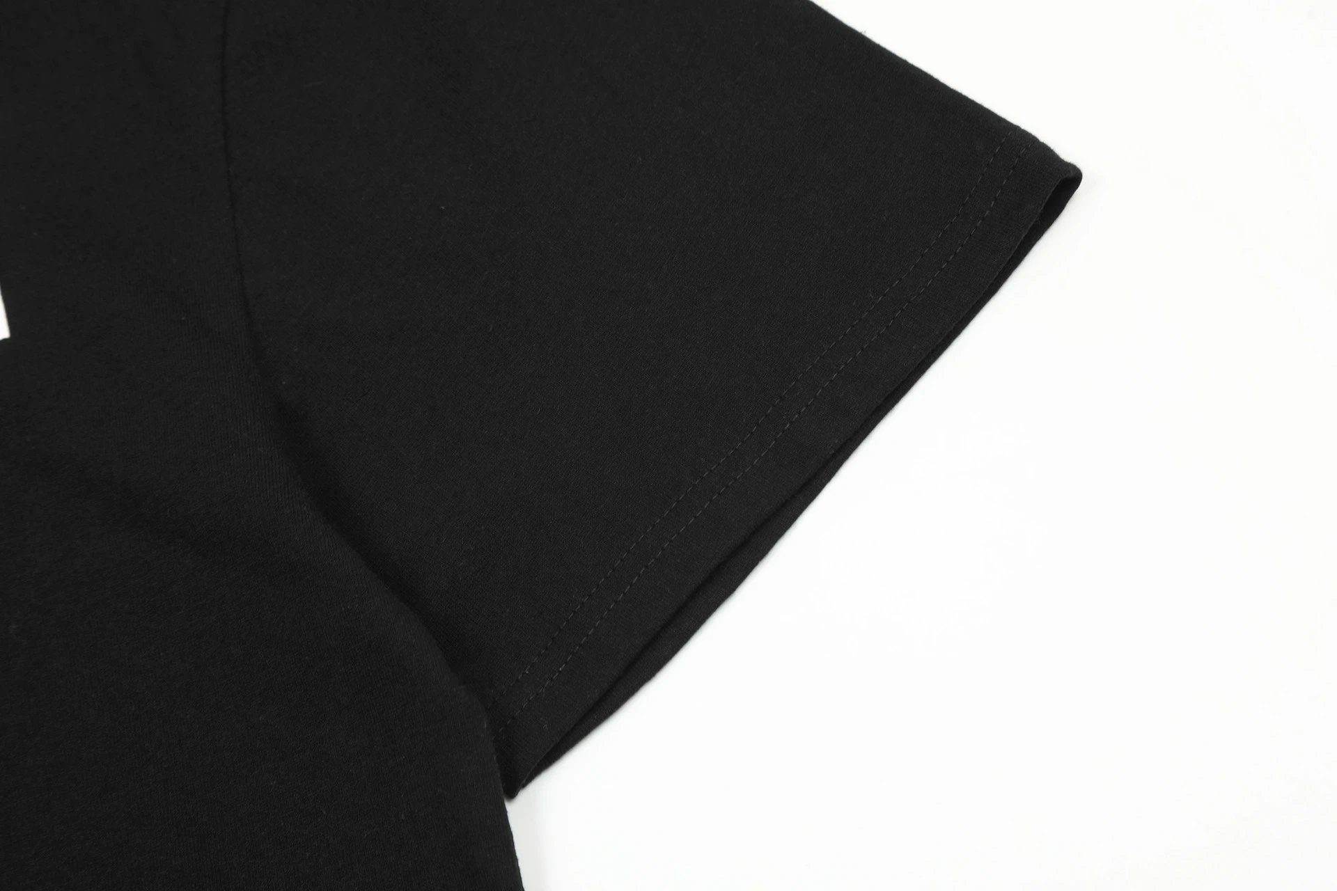 Streetwear Cotton Graphic Tee Raven Black - Gallery Image 9 - Detailed View