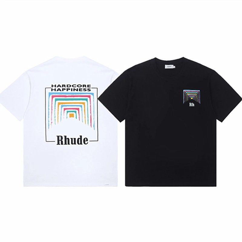 Rhude Rainbow T-Shirt Multicolor - High Quality Product Image - Cnfans