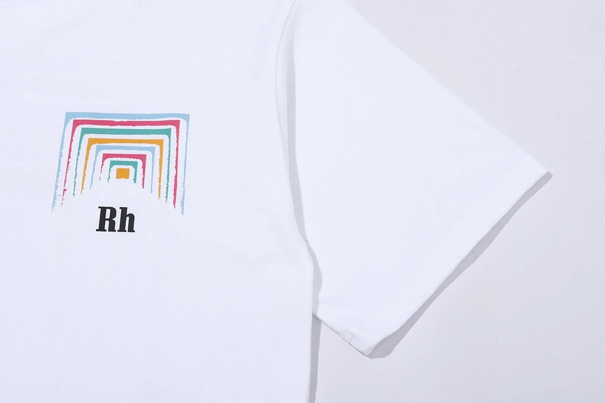 Rhude Rainbow T-Shirt Multicolor - Gallery Image 6 - Detailed View