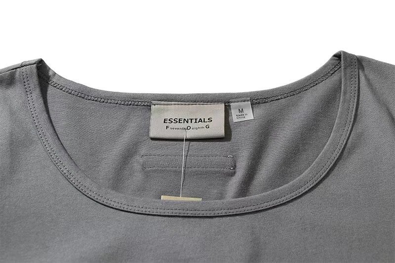 Streetwear Sleeveless Tee Cotton Ivory - Gallery Image 12 - Detailed View