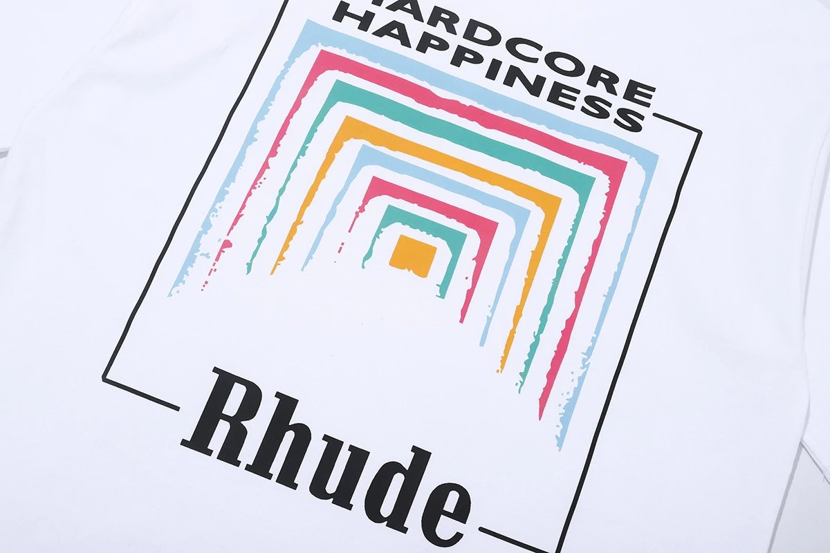 Rhude Rainbow T-Shirt Multicolor - Gallery Image 7 - Detailed View