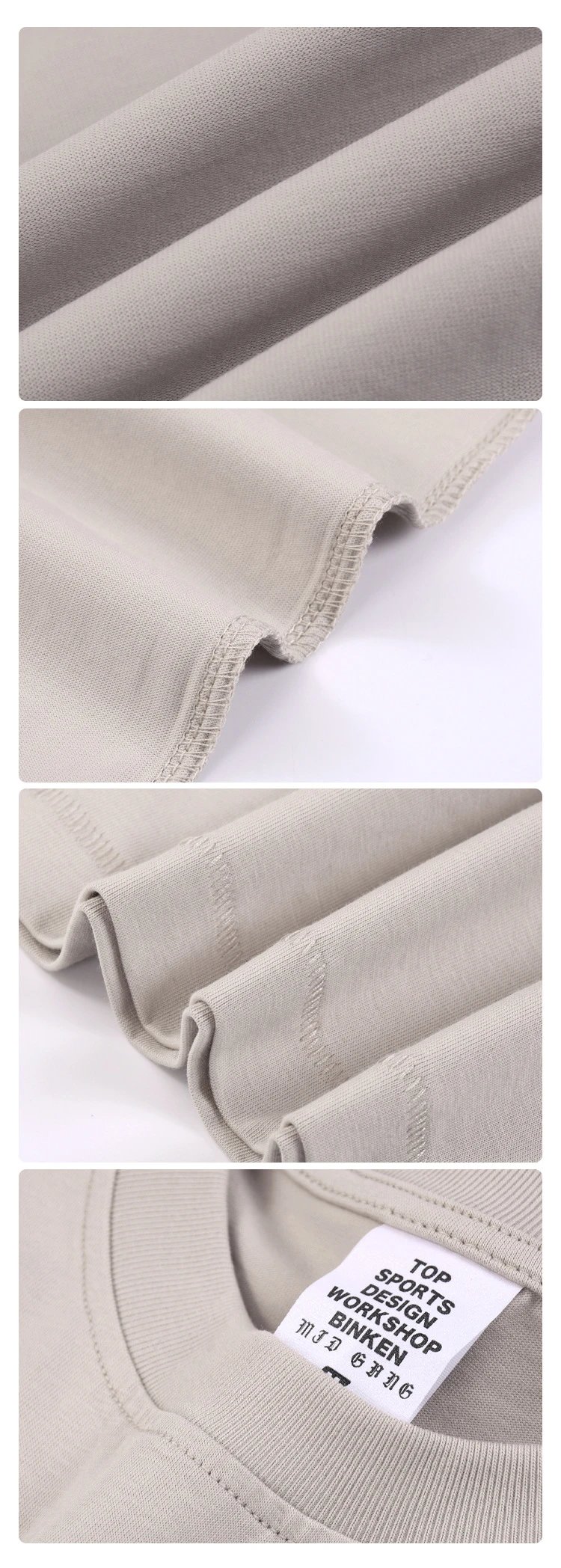 Men's Cotton Sleeveless Tank Top Street Style Slate - Gallery Image 8 - Detailed View