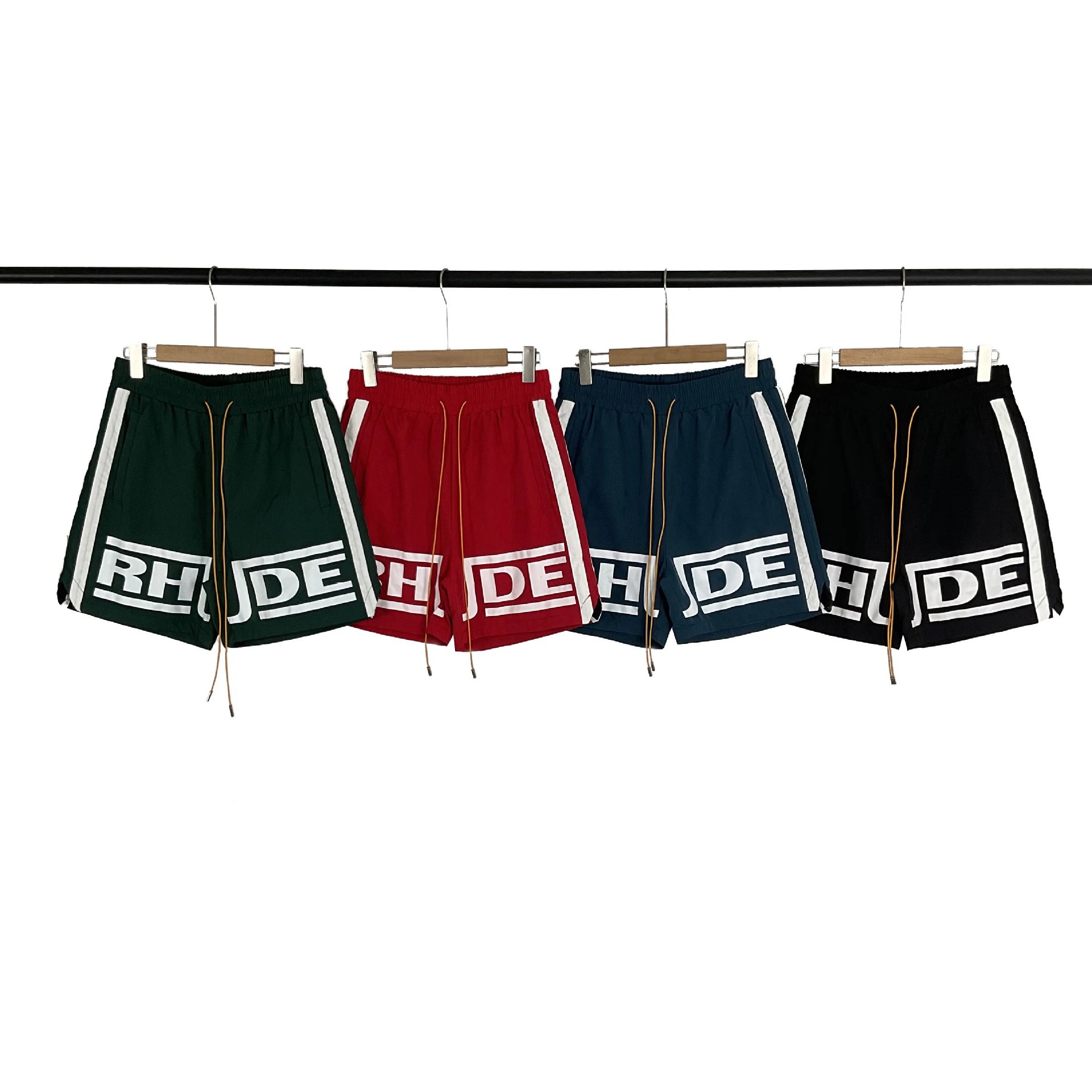 Rhude Striped Colorblock Shorts Multicolor - High Quality Product Image - Cnfans