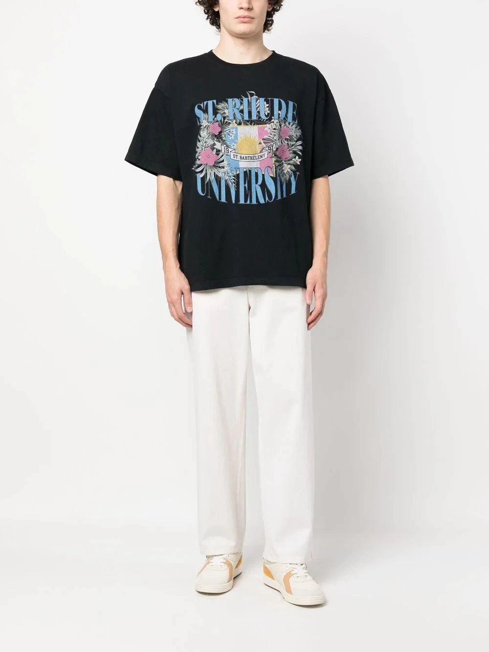 RHODE Floral Slogan Tee Multicolor - Gallery Image 8 - Detailed View