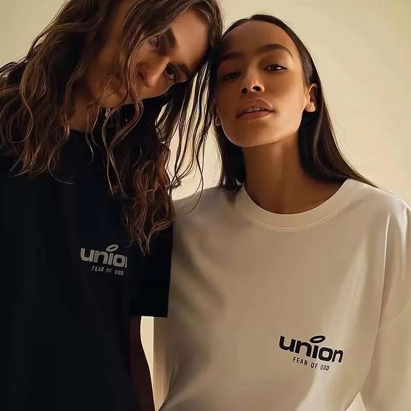 Streetwear Cotton Hip Hop Tee Ivory - Gallery Image 9 - Detailed View