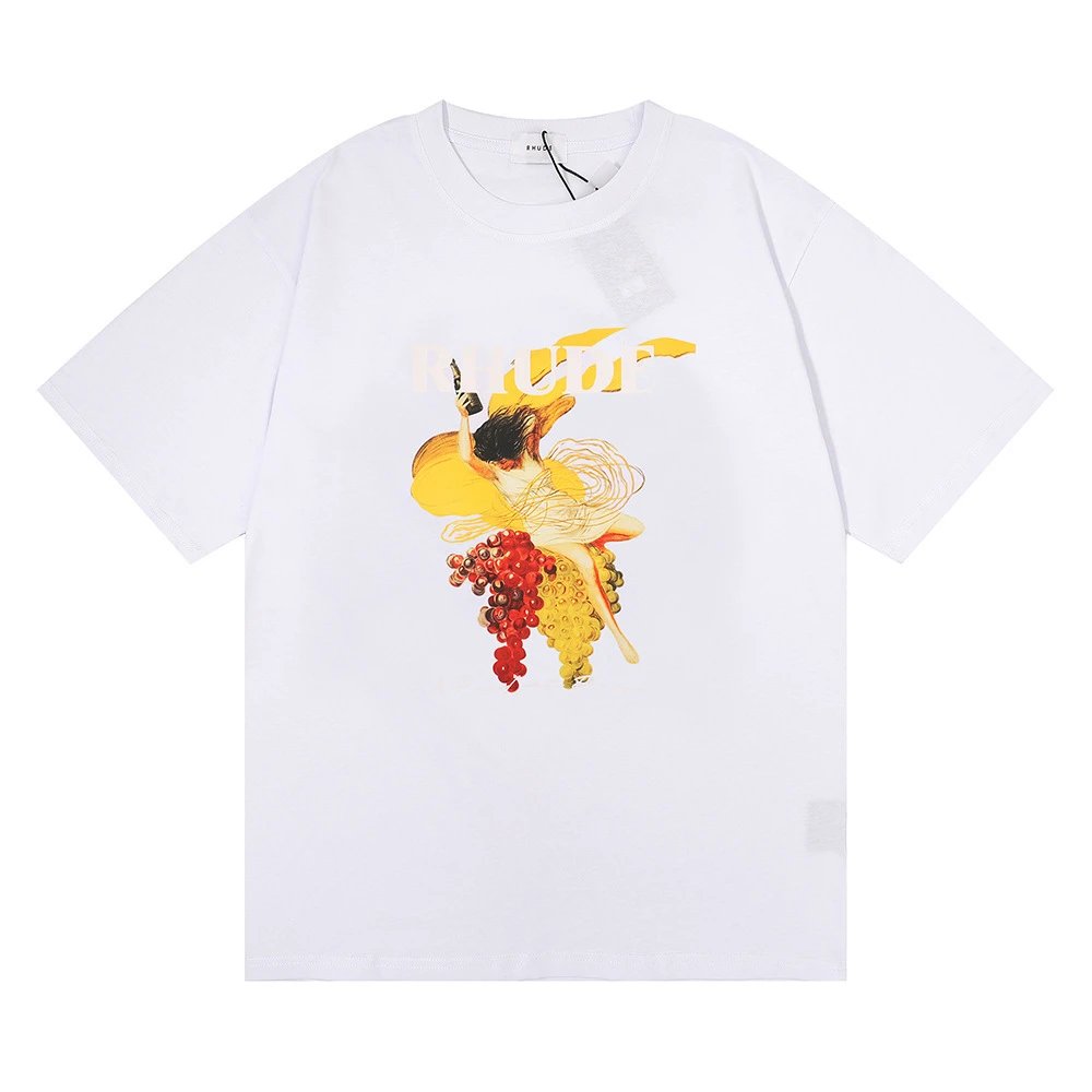 Rhude T-shirt Abstract Graphic Multi - Gallery Image 5 - Detailed View