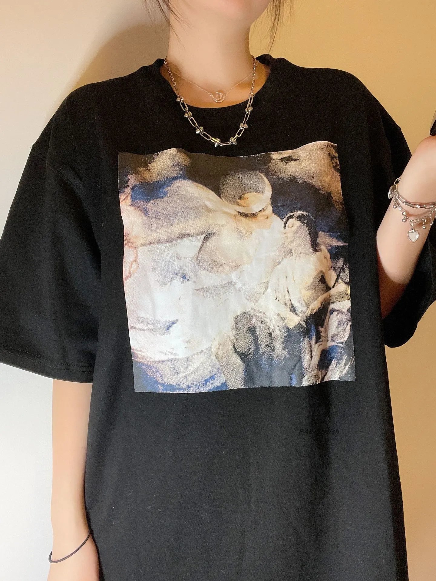 Streetwear Graphic Tee Ivory - Gallery Image 12 - Detailed View