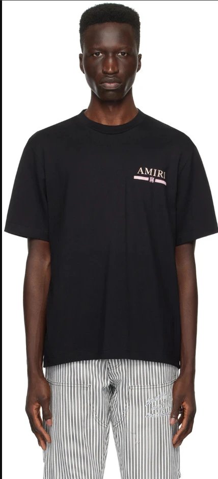Amiri Letter Printed T-Shirt - Gallery Image 6 - Detailed View