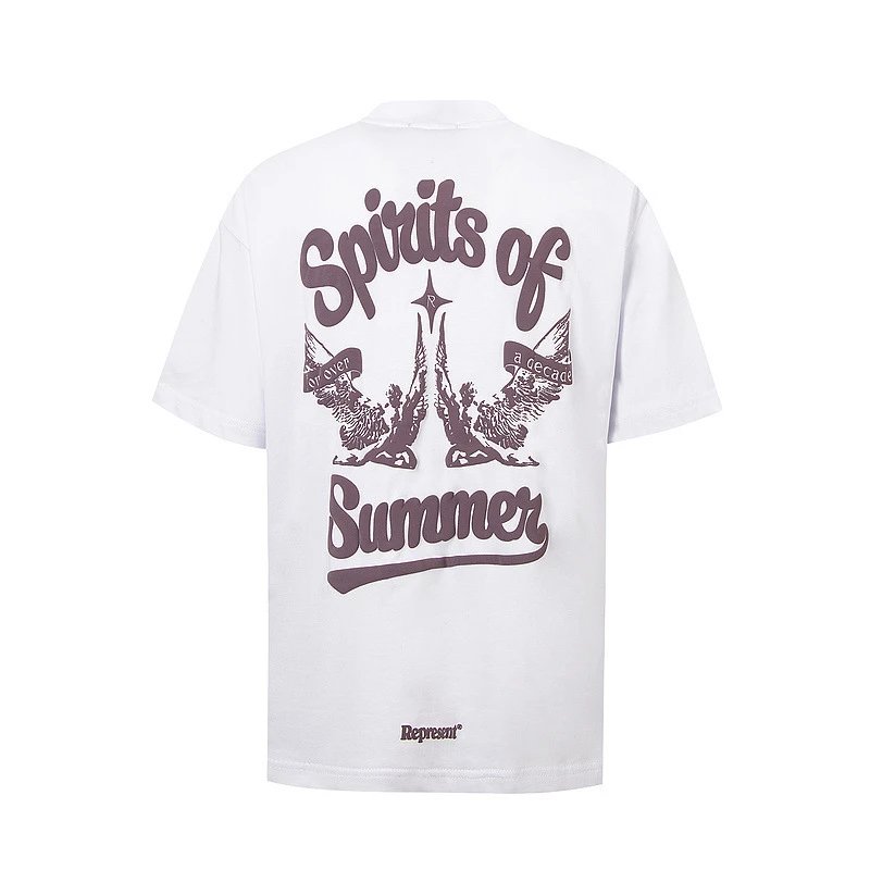 Represent Spirit Graphic Tee White - Gallery Image 5 - Detailed View