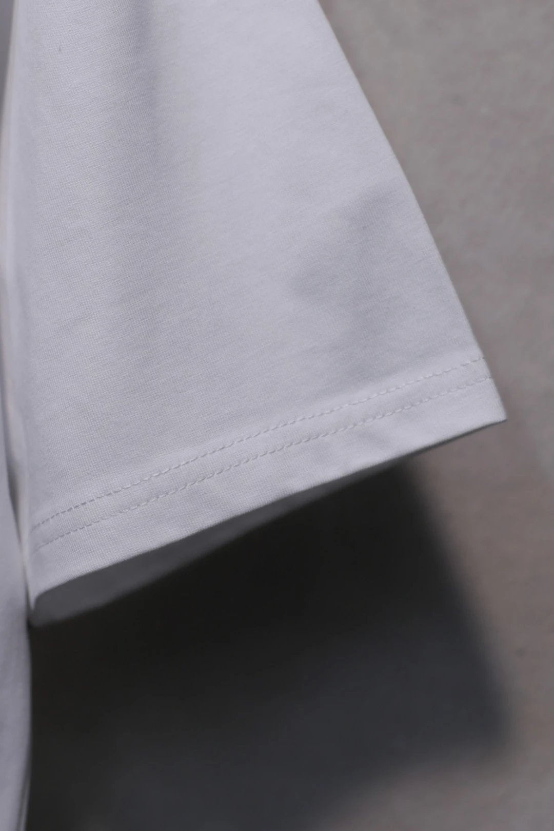 Cotton Casual Unisex Tee Crew Neck T-Shirt Onyx - Gallery Image 6 - Detailed View