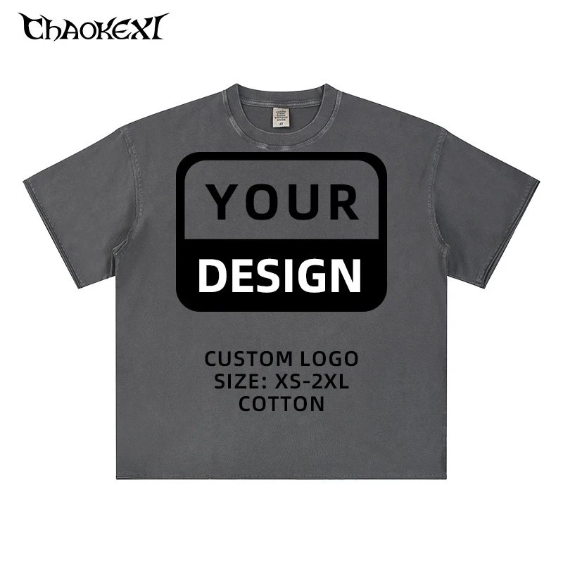 Vintage Cotton Men's Tee Casual Summer Washed Onyx - Gallery Image 3 - Detailed View