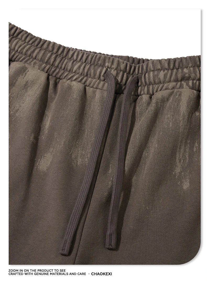 Vintage Painted Pullover Hoodie Set Onyx - Gallery Image 9 - Detailed View