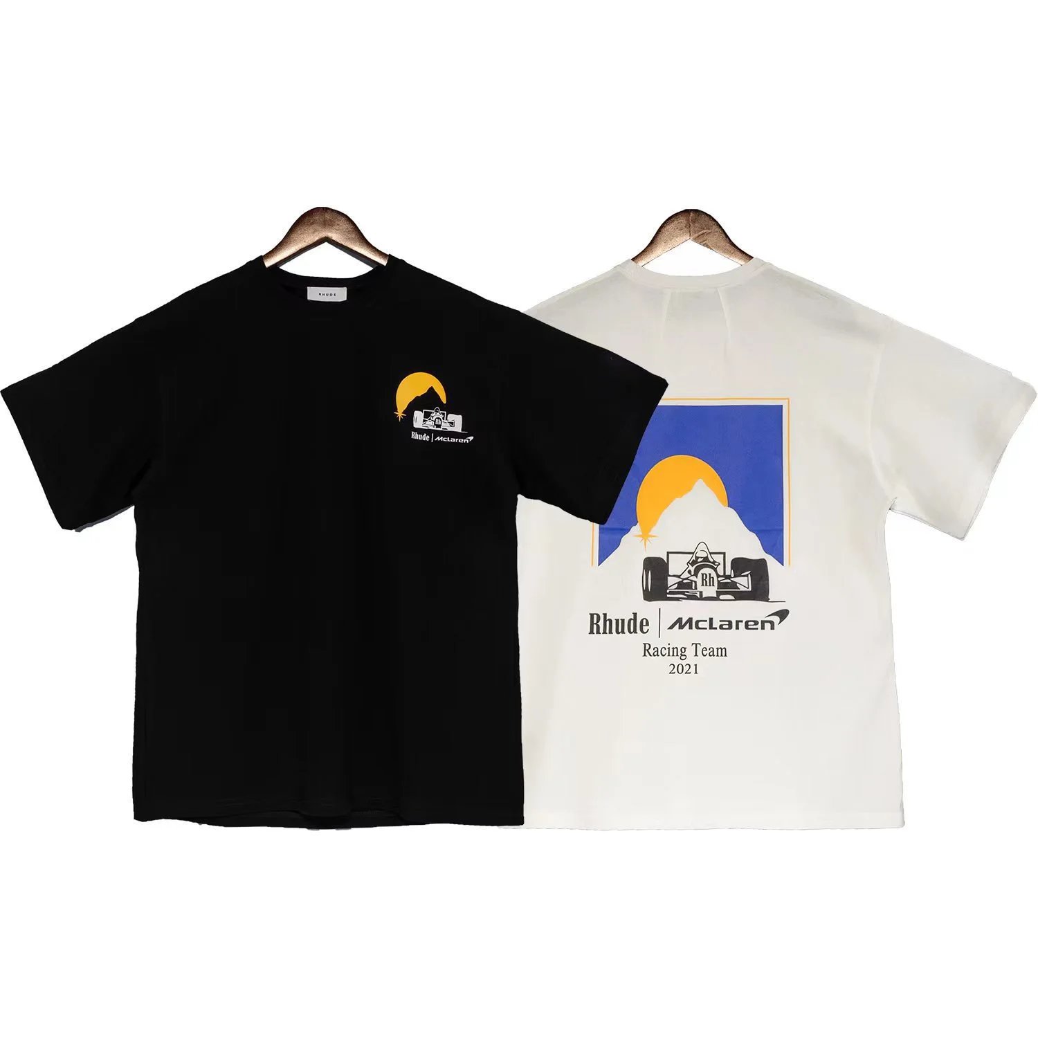 Rhude McLaren Sunset Print Tee Multicolor - High Quality Product Image - Cnfans