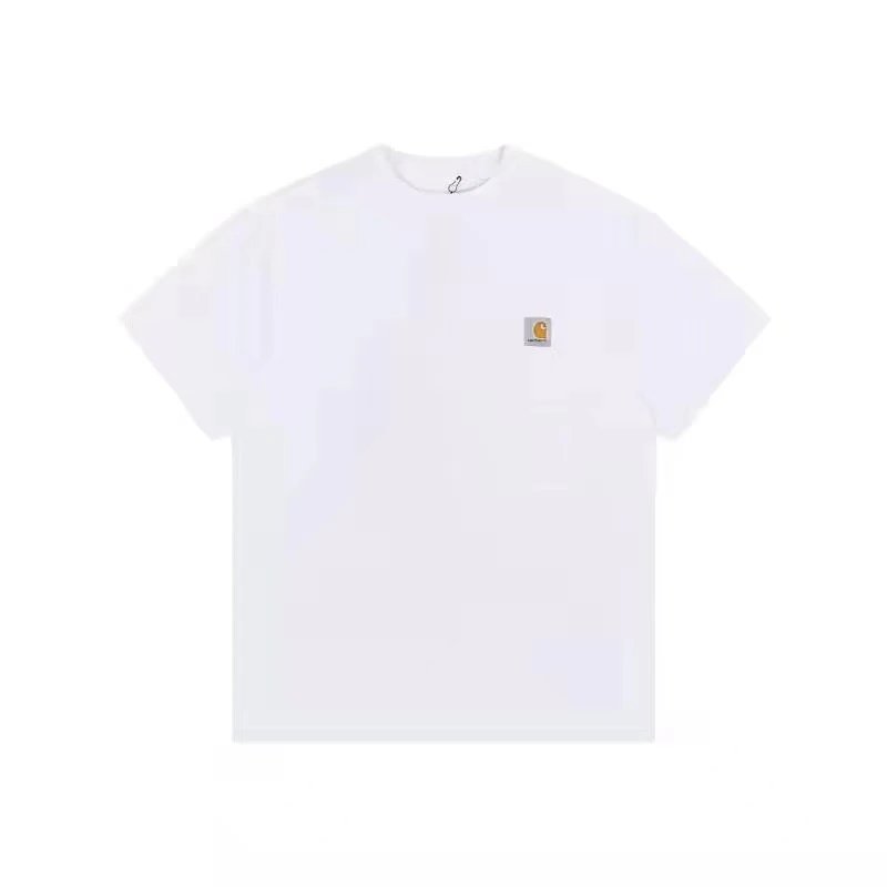 Casual Cotton Men's Pocket Tee Basic Top Umber - Gallery Image 5 - Detailed View