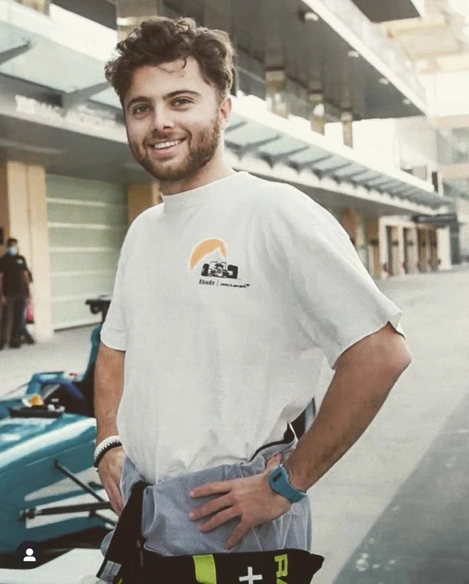 Rhude McLaren Sunset Print Tee Multicolor - Gallery Image 11 - Detailed View