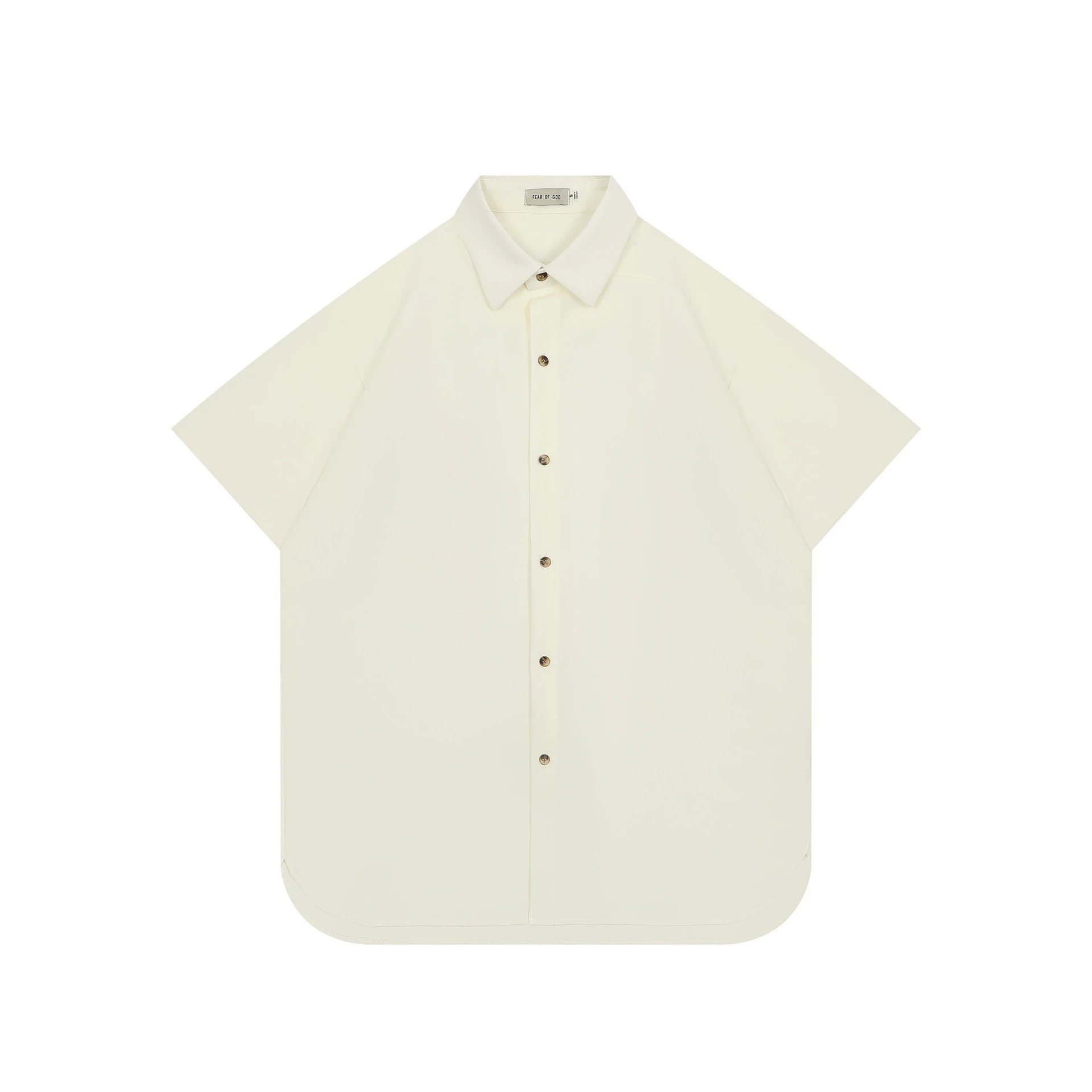 Short Sleeve Shirt Taupe - Gallery Image 5 - Detailed View