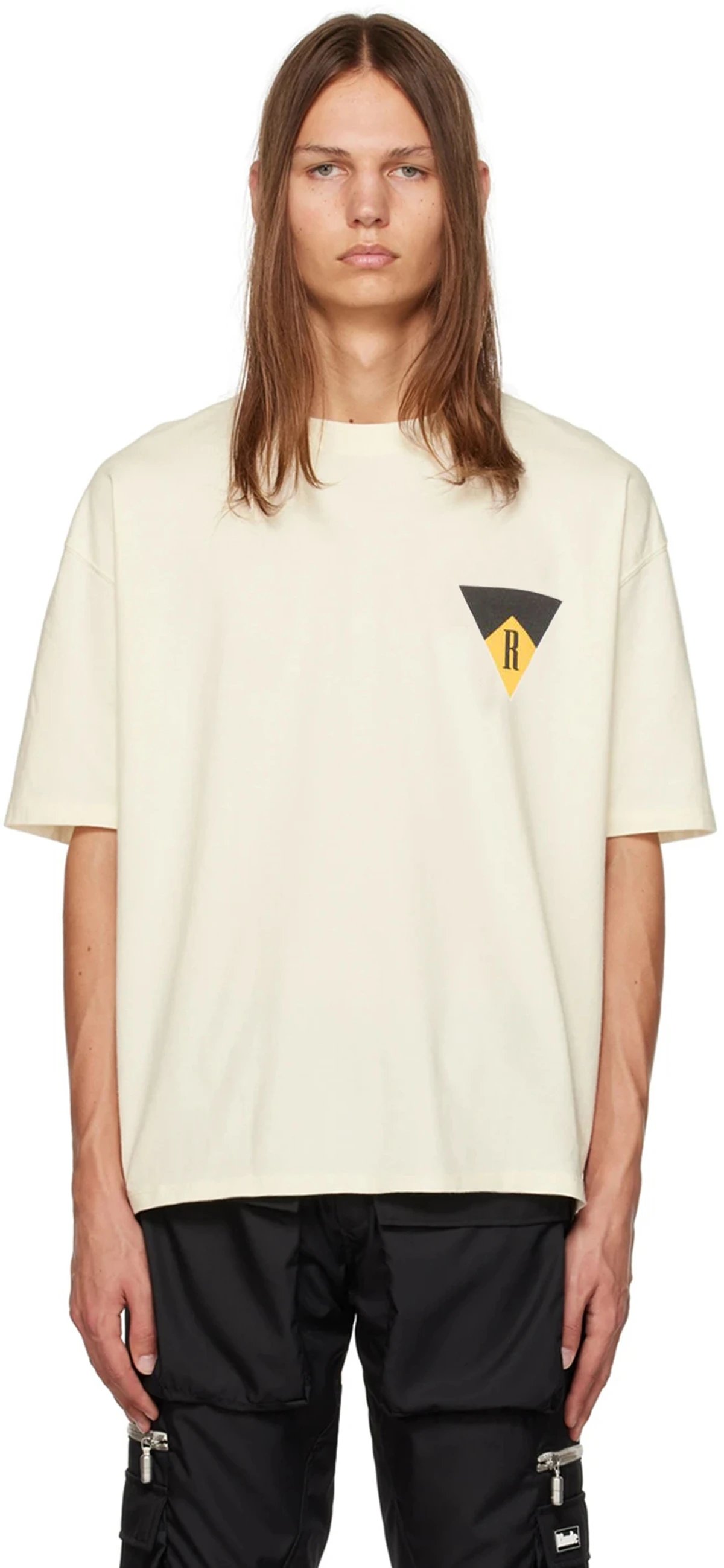 Rhude Skull Graphic Tee White - Gallery Image 12 - Detailed View