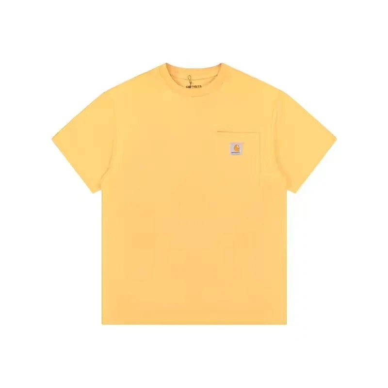 Casual Cotton Men's Pocket Tee Basic Top Umber - Gallery Image 11 - Detailed View