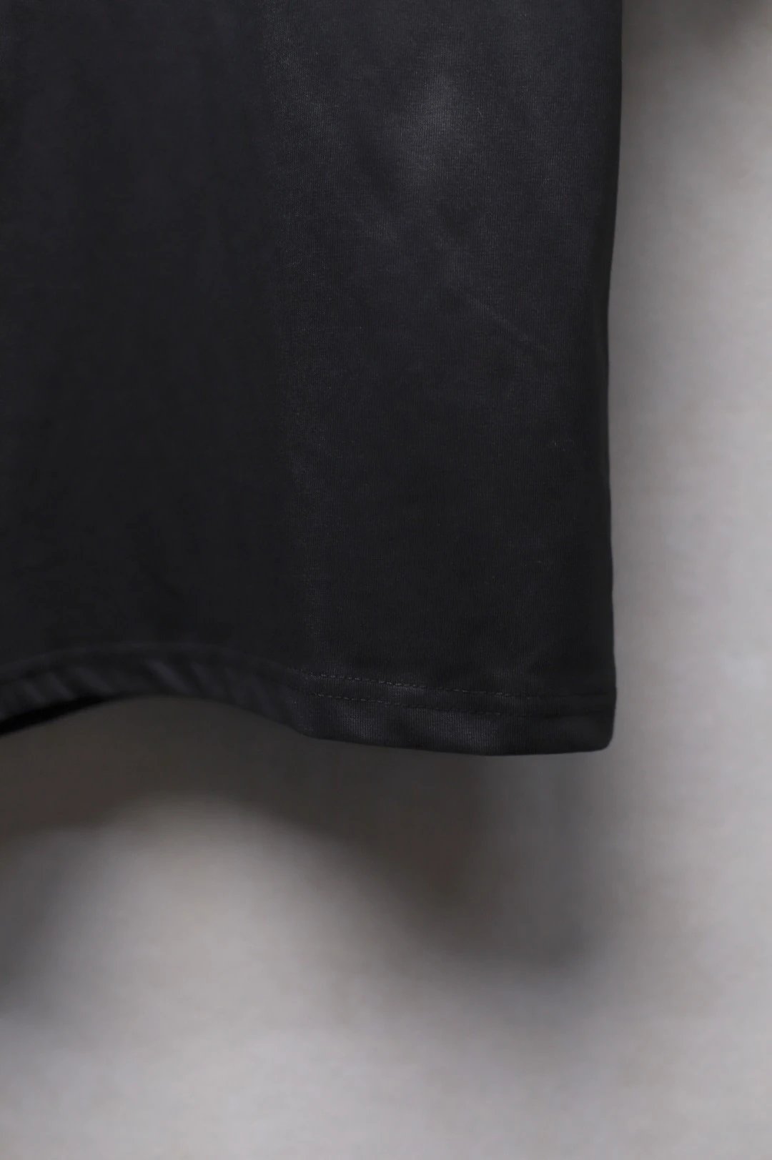 Balenciaga 25SS Embroidered Tee Black - Gallery Image 6 - Detailed View