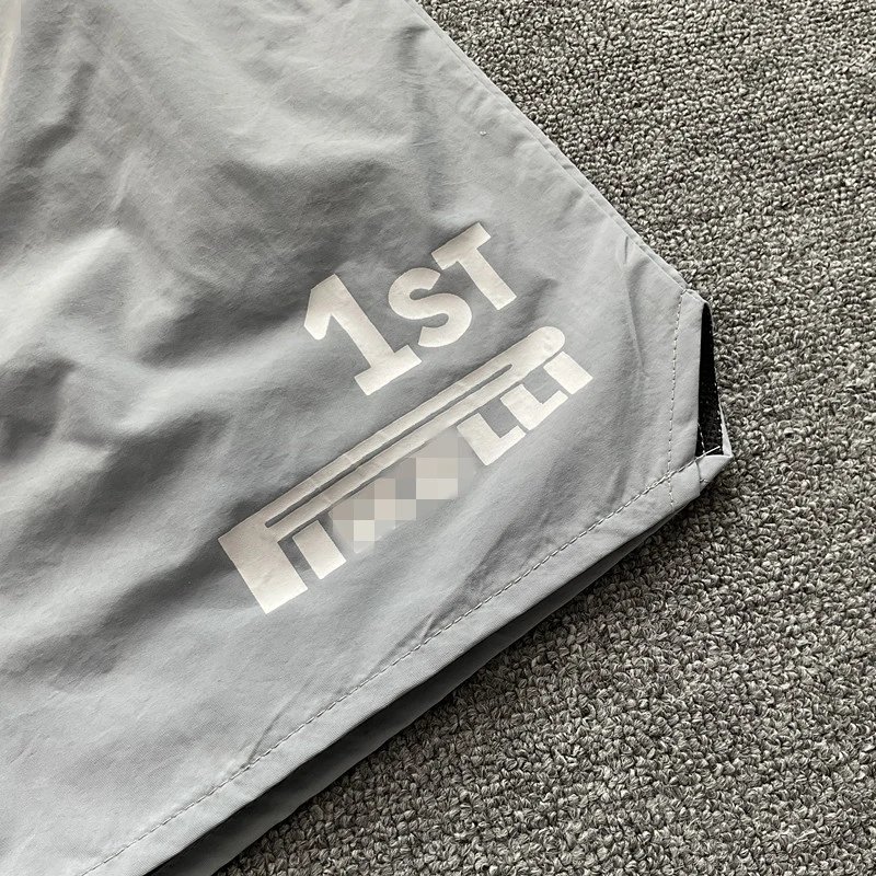 Rhude Logo Print Casual Shorts Multi - Gallery Image 12 - Detailed View