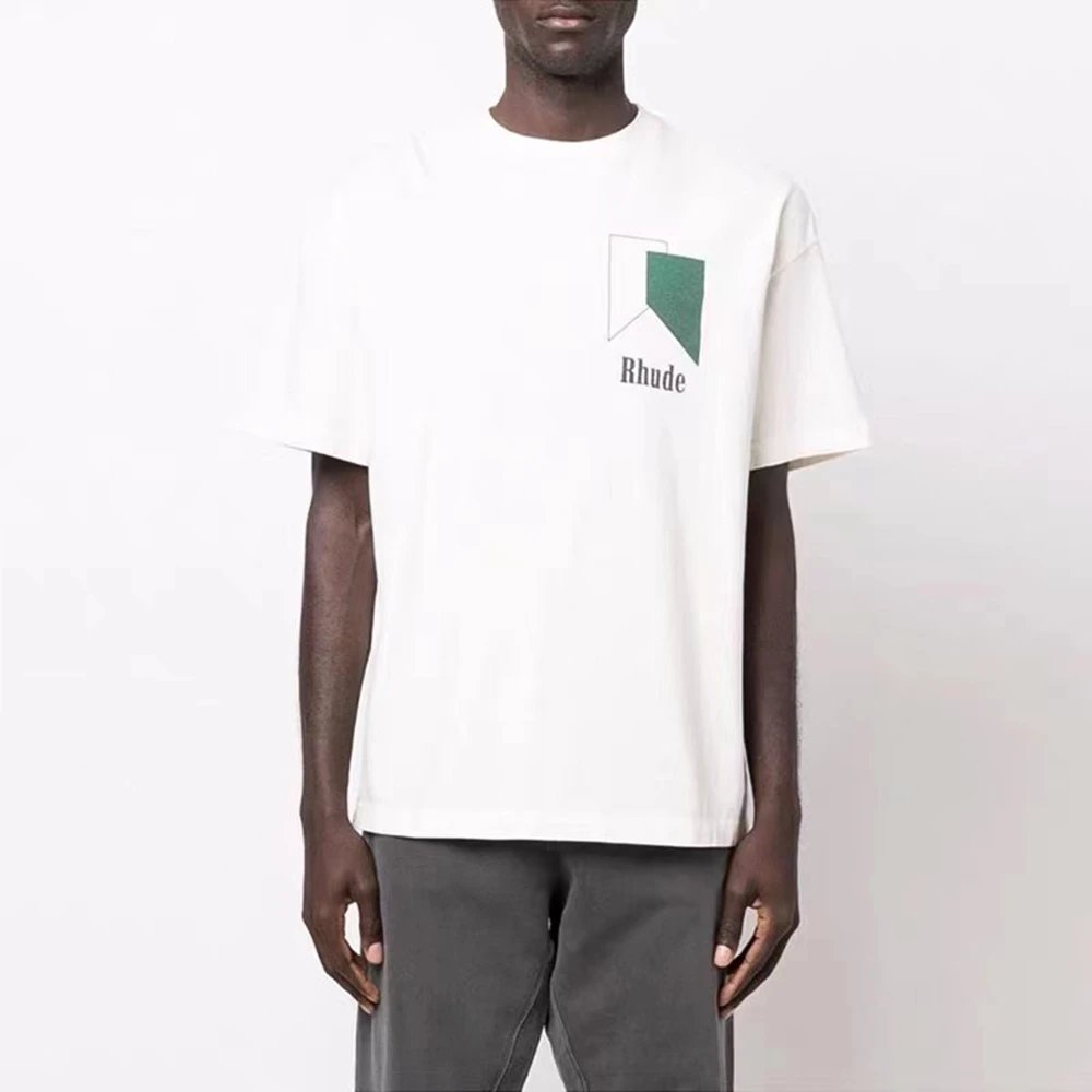 Rhude Colorblock Graphic Tee Multicolor - Gallery Image 11 - Detailed View