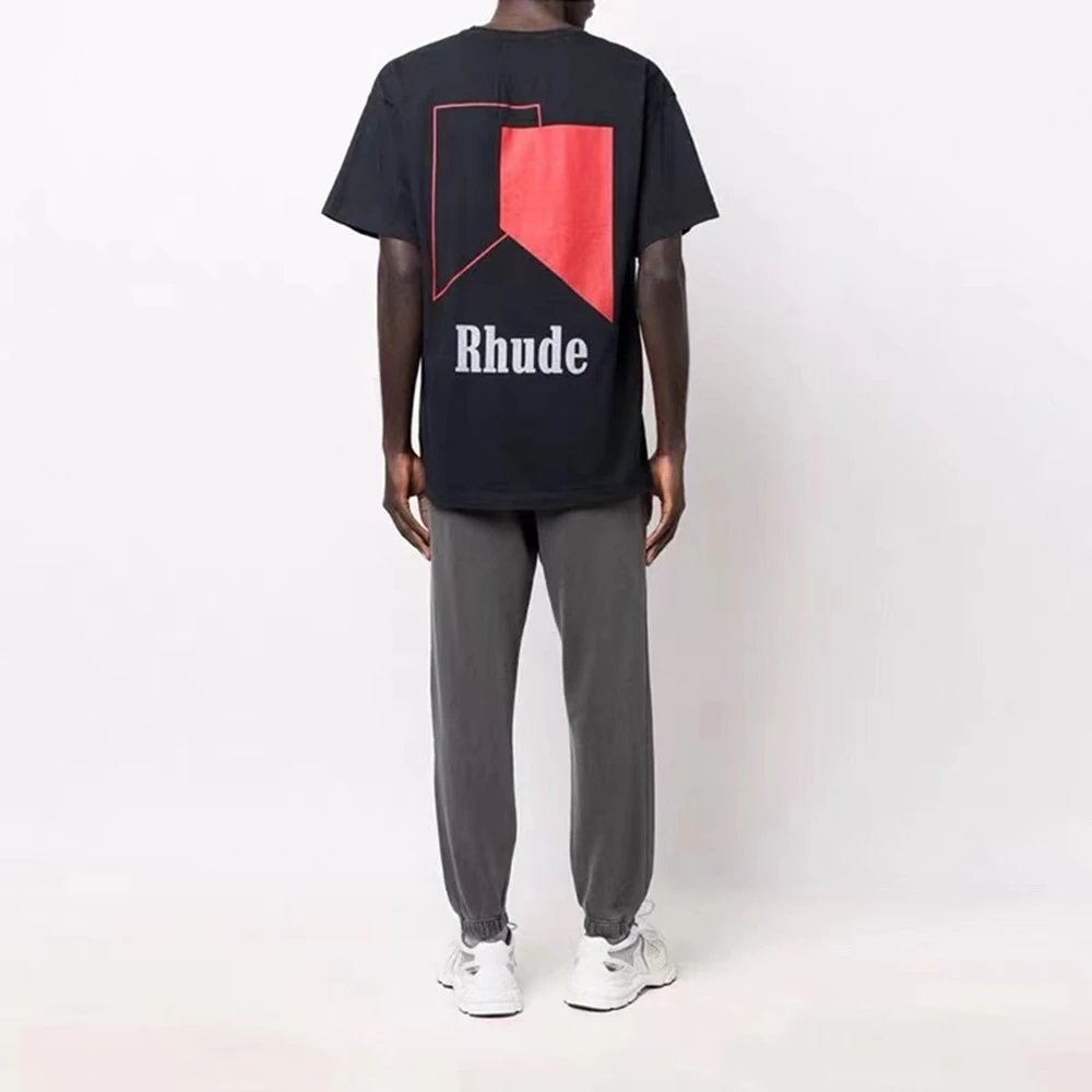 Rhude Colorblock Graphic Tee Multicolor - Gallery Image 14 - Detailed View