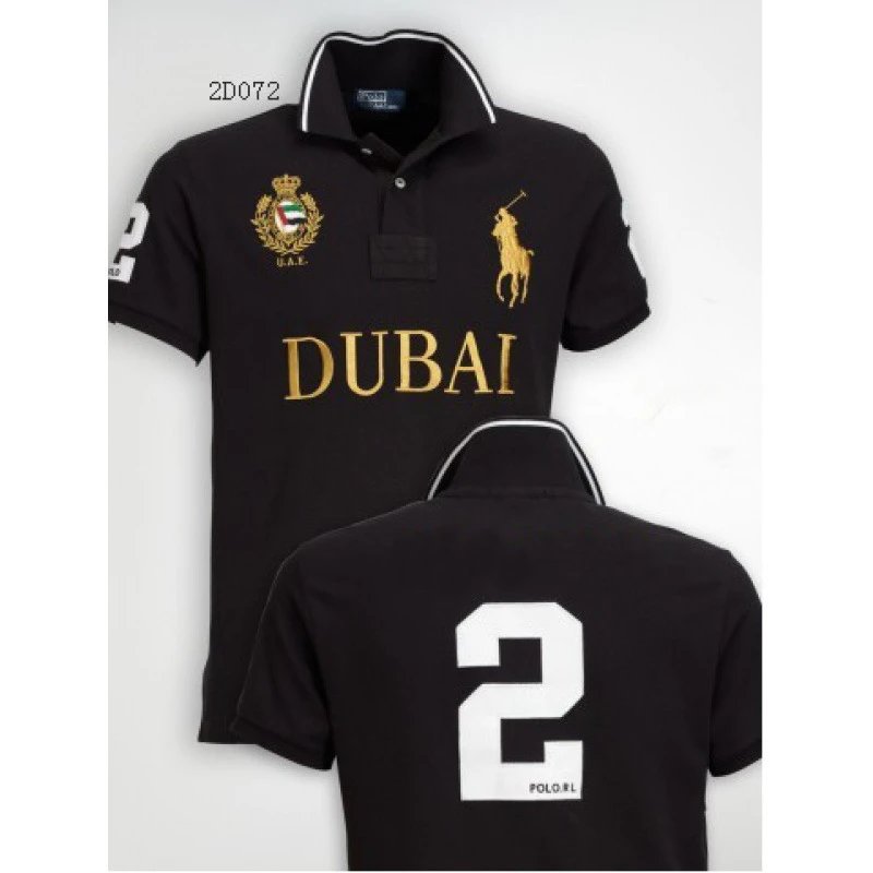 Ralph Lauren Polo Shirt Blue/Green - Gallery Image 5 - Detailed View