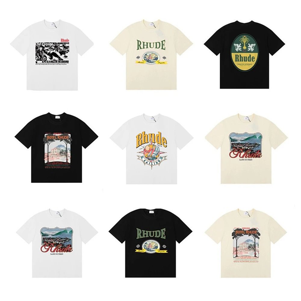 Rhude Graphic Tee Multicolor - High Quality Product Image - Cnfans