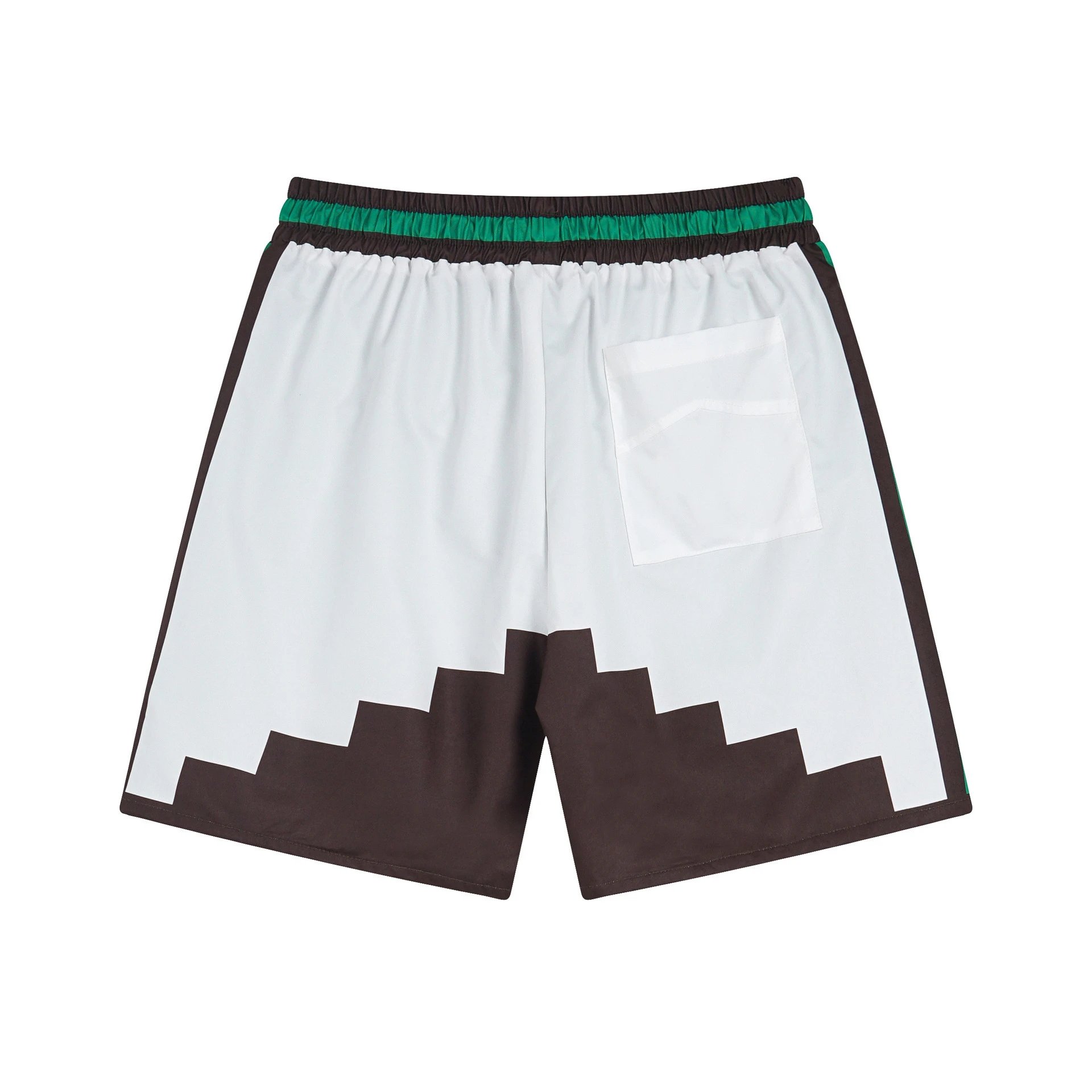 RHude Embroidered Block Shorts Multicolor - Gallery Image 5 - Detailed View