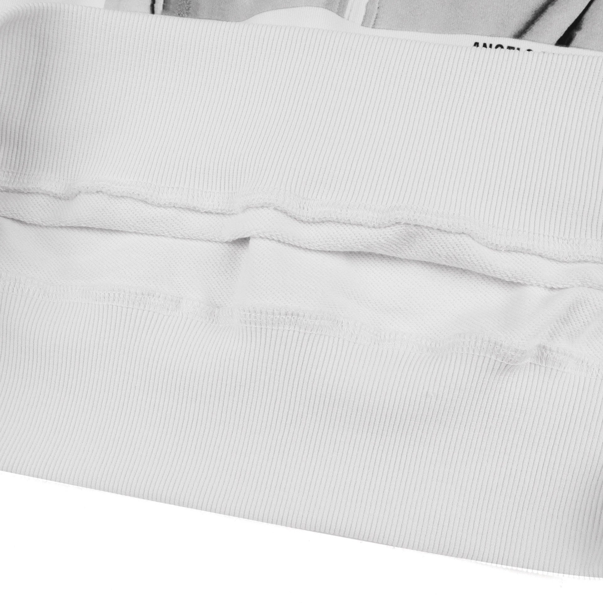 Palm Angels Portrait Hoodie White - Gallery Image 8 - Detailed View