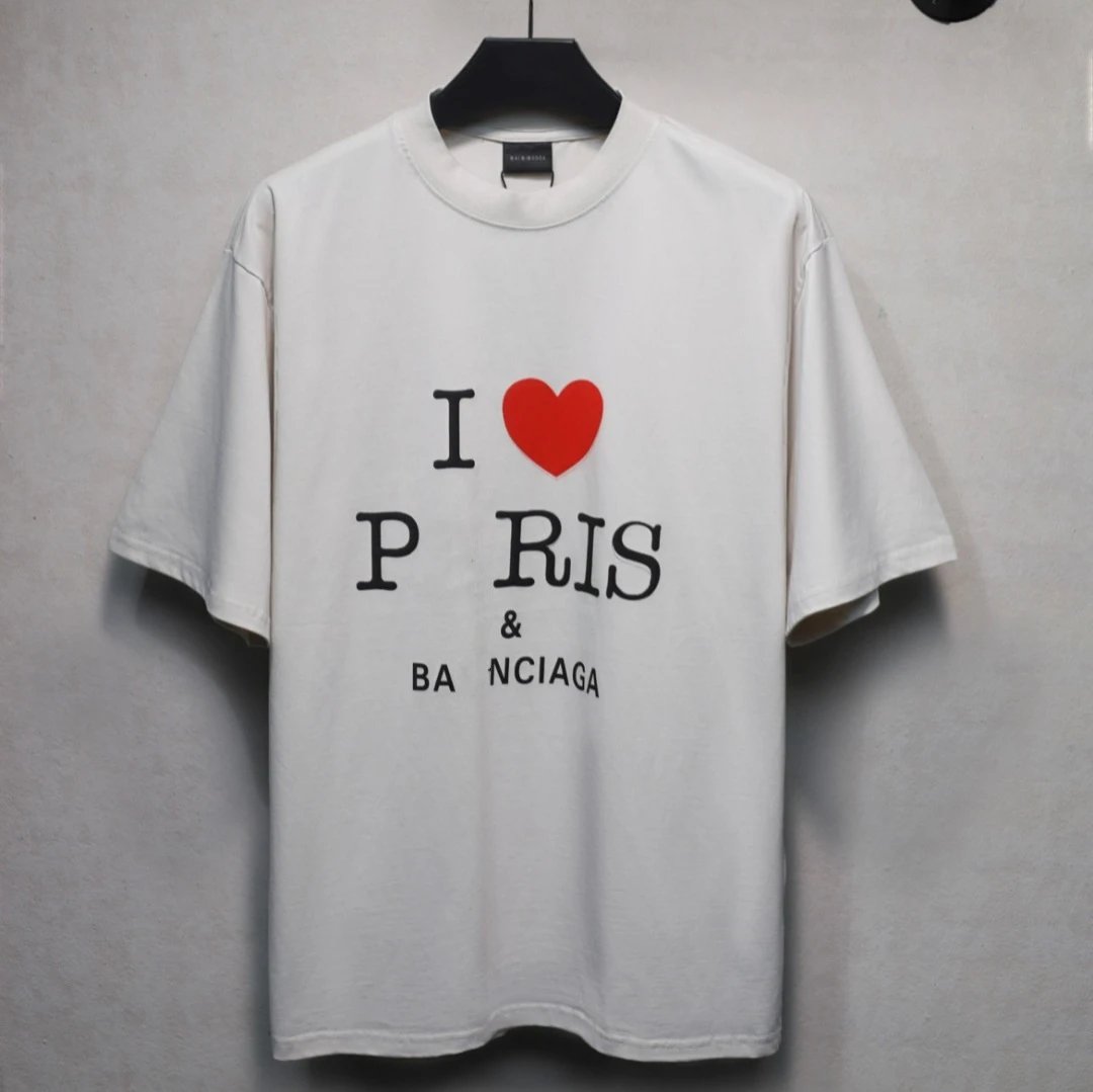 Paris Graphic Cotton Tee Unisex Faded Black - Gallery Image 3 - Detailed View