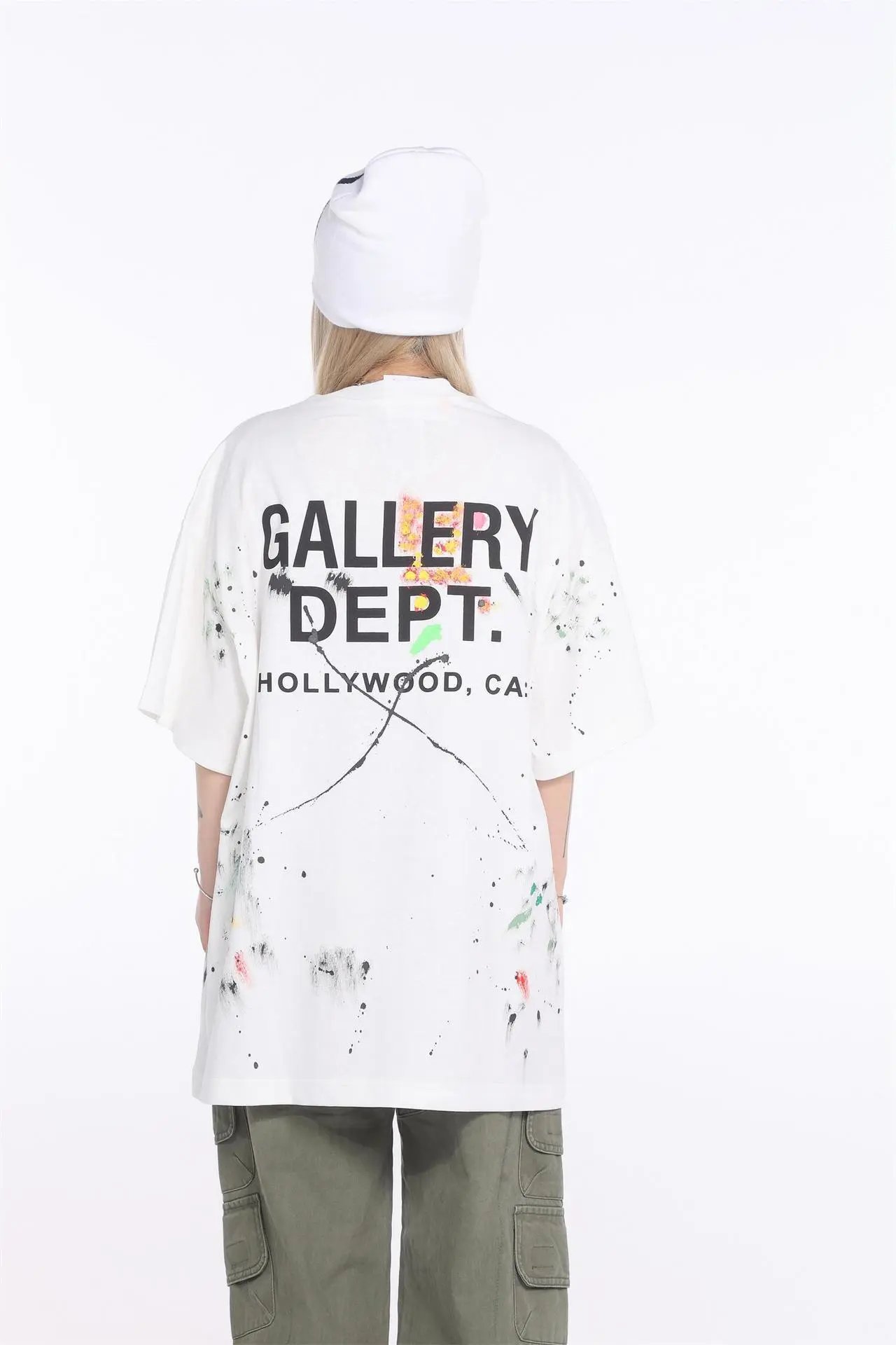 Gallery Dept Paint Splatter T-Shirt Multi - Gallery Image 12 - Detailed View