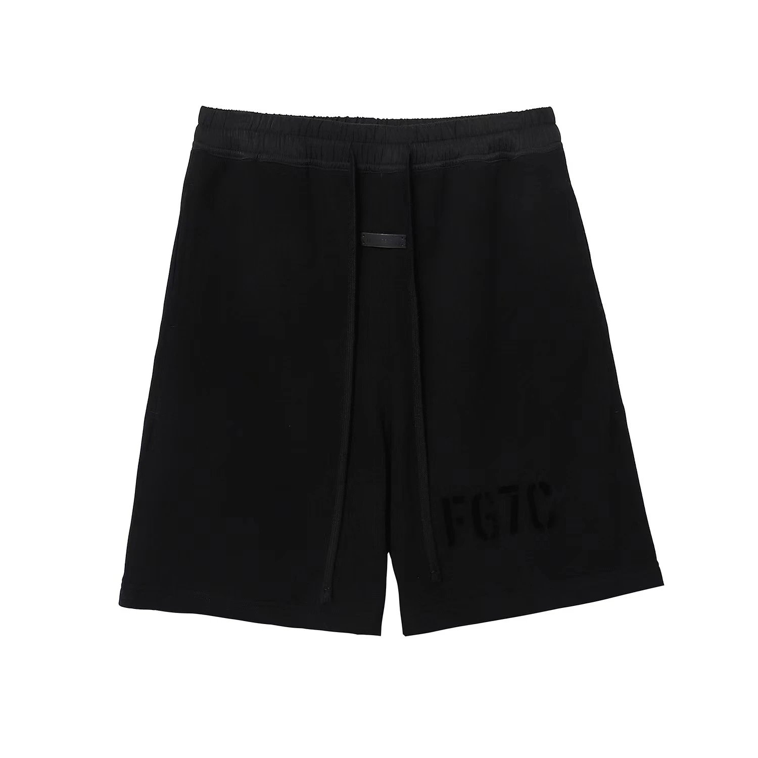 High Street Cotton Drawstring Shorts Ebony Black - Related Product - Cnfans