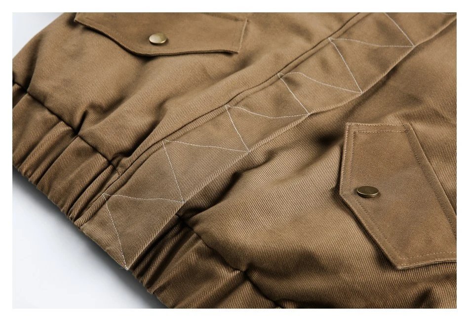 Women's Winter Oversized Faux Fur Bomber Jacket Camel - Gallery Image 11 - Detailed View