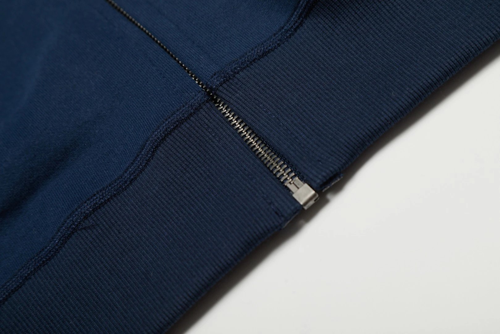 Men's Full Zip Cotton Bear Hoodie Jacket - Gray Heather - Gallery Image 10 - Detailed View