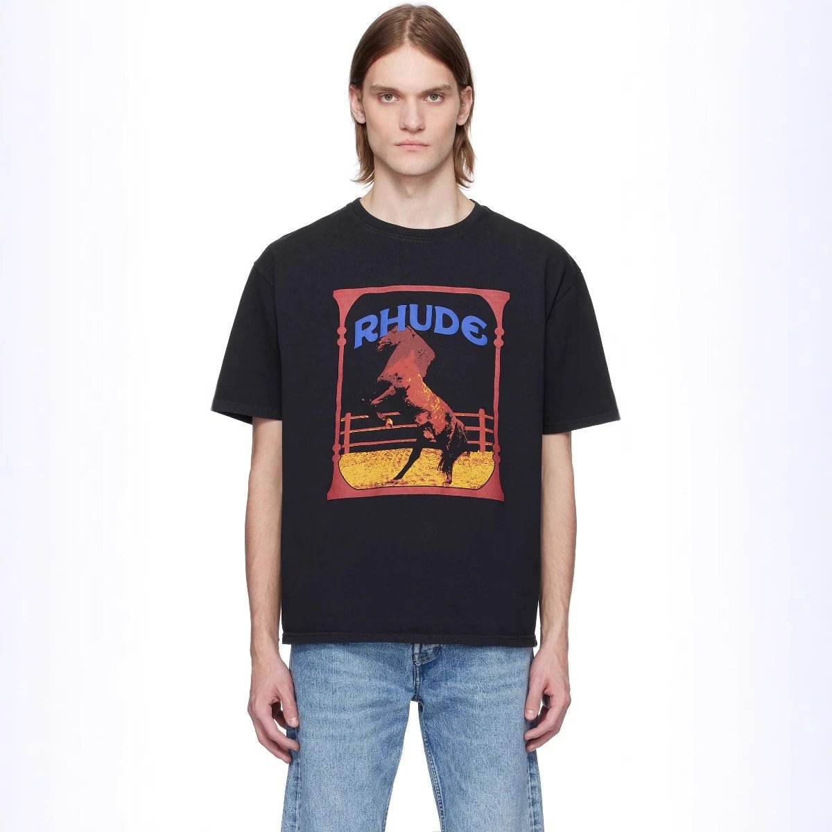 Rhude Graphic Tee Beige - Gallery Image 11 - Detailed View
