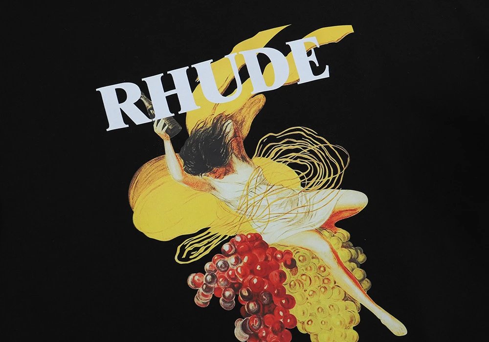 Rhude T-shirt Abstract Graphic Multi - Gallery Image 10 - Detailed View