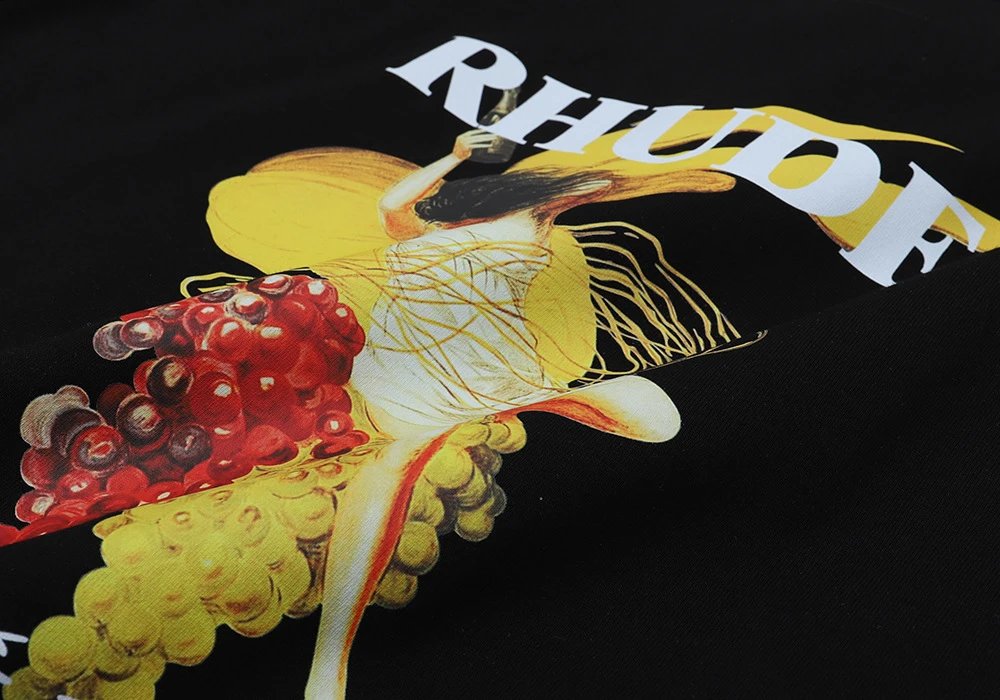 Rhude T-shirt Abstract Graphic Multi - Gallery Image 8 - Detailed View