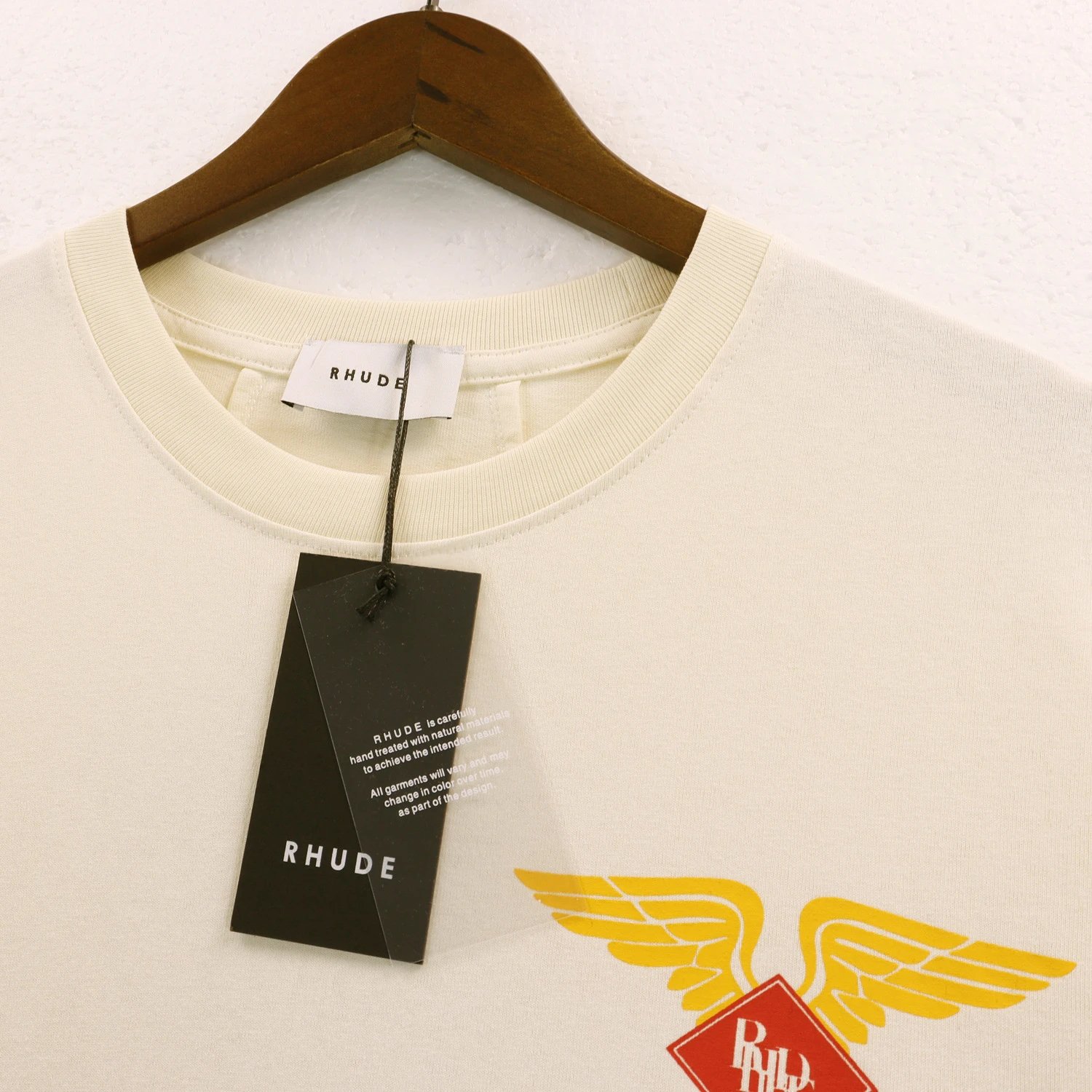 Rhude Wings Logo T-Shirt Multi - Gallery Image 8 - Detailed View