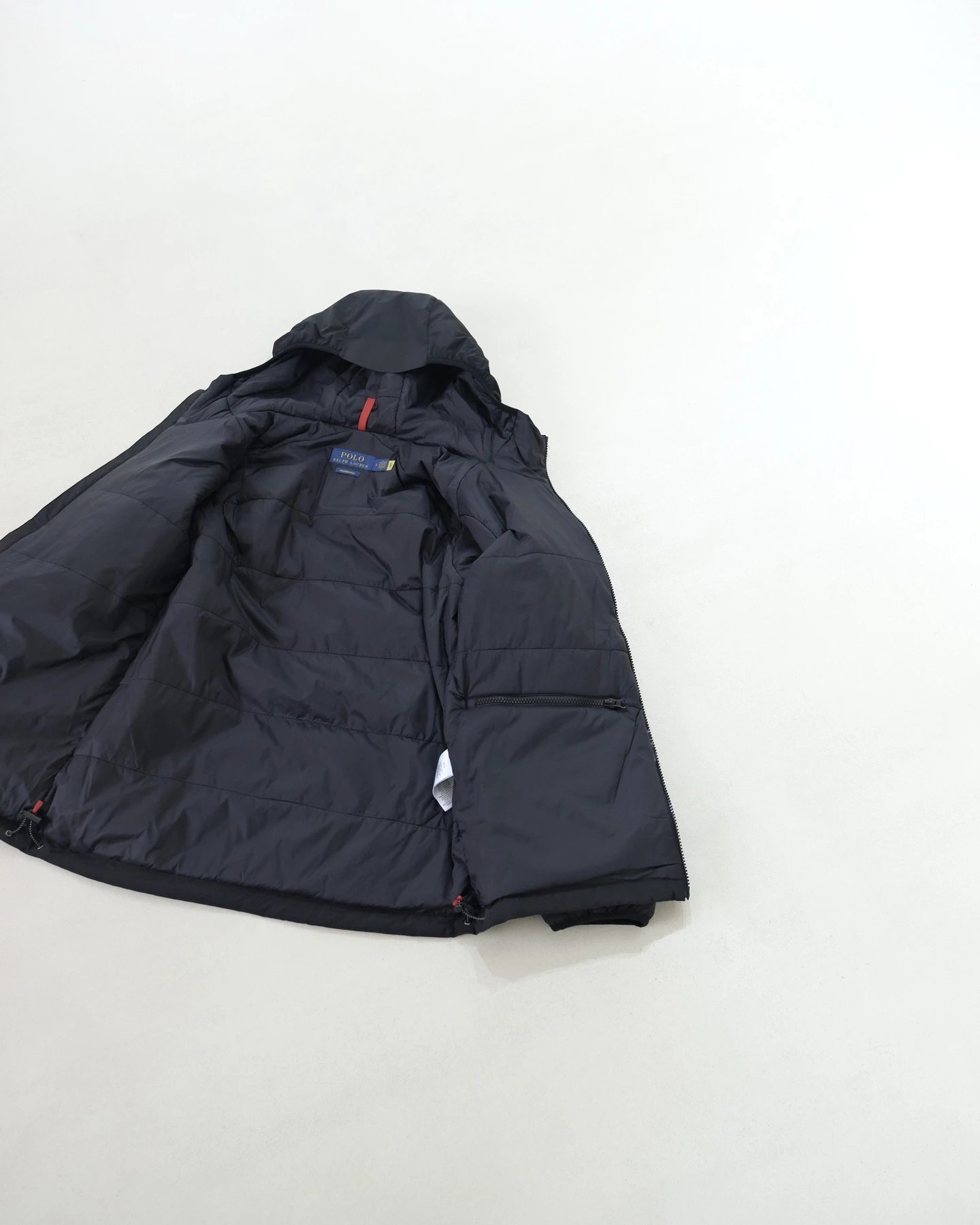 Ralph Lauren Polo Puffer Coat Black - Gallery Image 6 - Detailed View